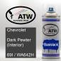 Preview: Chevrolet, Dark Pewter (Interior), 69I / WA642H: 400ml Sprühdose, von ATW Autoteile West.